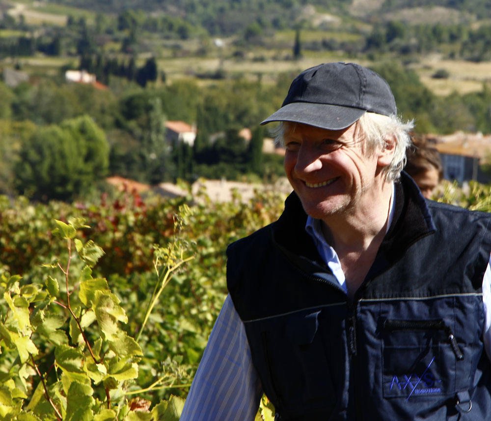 Portrait du père du vigneron viticulteur